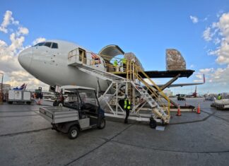 Grupo LATAM hace histórico transporte de flores desde Ecuador