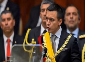 Daniel Noboa irá por la reelección como presidente de Ecuador