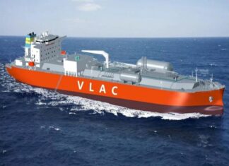 Auge del comercio marítimo de amoníaco