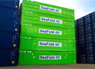 ¿Cómo es el nuevo contenedor marítimo plegable cinco en uno?