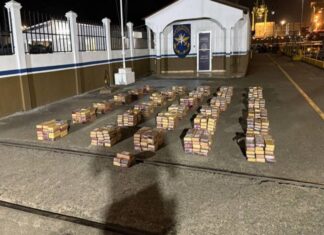 Panamá frustra envío de droga que viajaba desde Ecuador en buque de carga
